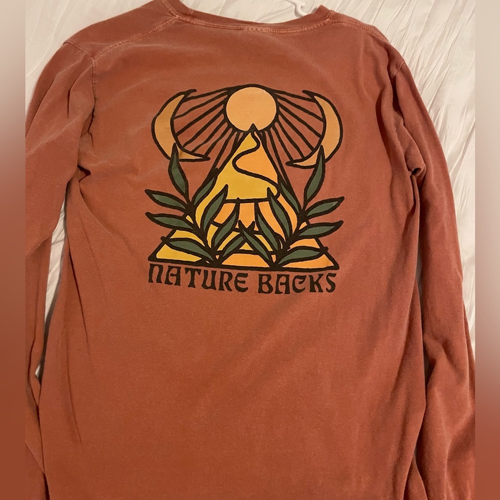 Nature Back Long Sleeve Tee